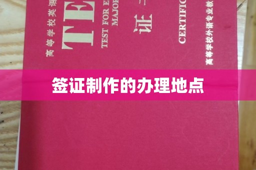 桃园签证制作的办理地点