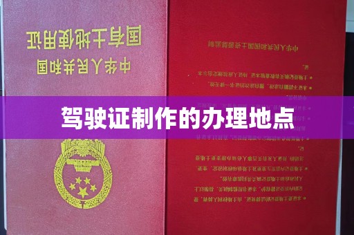 桃园驾驶证制作的办理地点