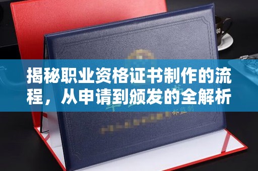 桃园揭秘职业资格证书制作的流程，从申请到颁发的全解析