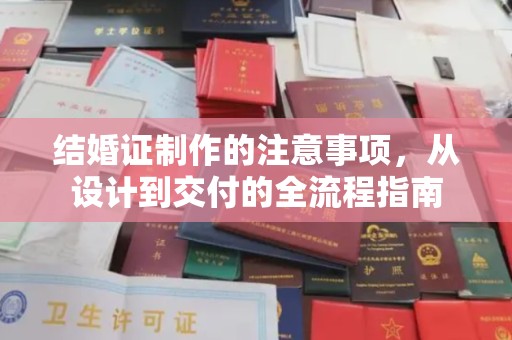 桃园结婚证制作的注意事项，从设计到交付的全流程指南