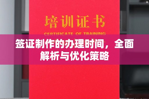 桃园签证制作的办理时间，全面解析与优化策略