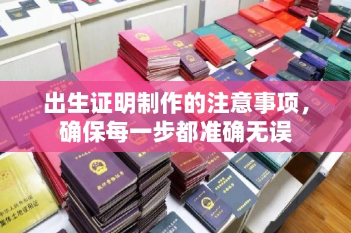 桃园出生证明制作的注意事项，确保每一步都准确无误