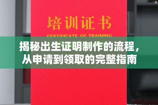 桃园揭秘出生证明制作的流程，从申请到领取的完整指南