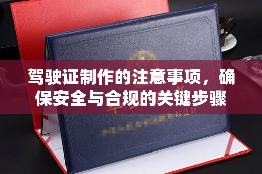 桃园驾驶证制作的注意事项，确保安全与合规的关键步骤