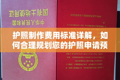 桃园护照制作费用标准详解，如何合理规划您的护照申请预算