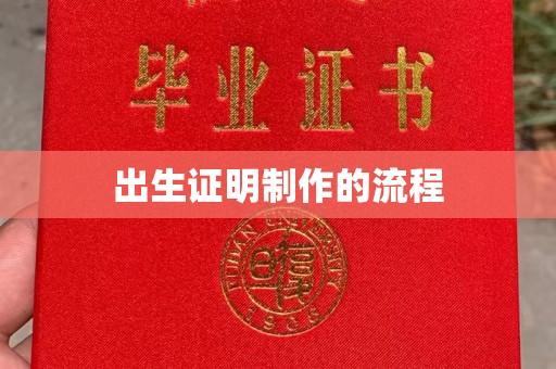桃园出生证明制作的流程