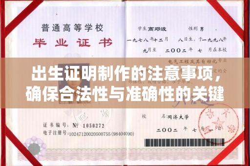 桃园出生证明制作的注意事项，确保合法性与准确性的关键步骤